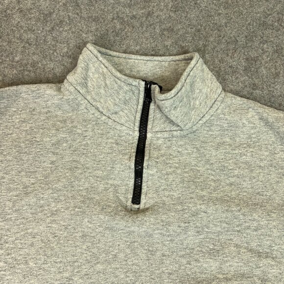 Taylor Swift Mens Pullover Large Gray 1/4 Zip Sweatshirt Eras Tour Merch Top - Picture 5 of 11